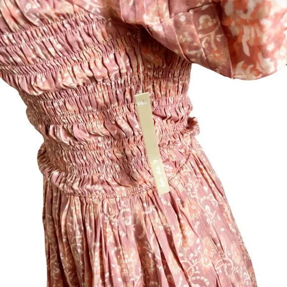 Cleobella Mina Mini Dress XS Pink NWT