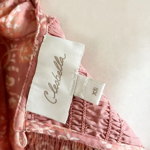 Cleobella Mina Mini Dress XS Pink NWT