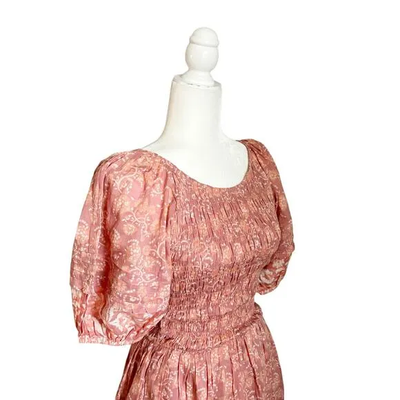 Cleobella Mina Mini Dress XS Pink NWT