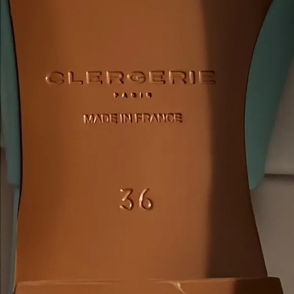 Clergerie ITOU3 agua slip on buttery soft leather sandals Sz 5 1/2 EU 36 new