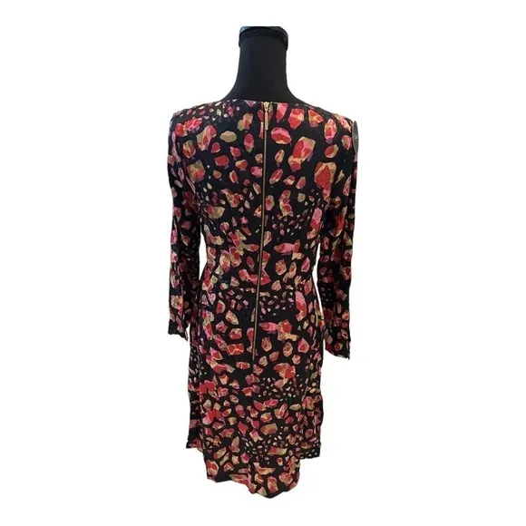 Closet London red split sleeve A-line dress 6 NWT