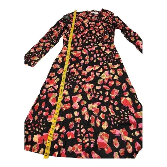 Closet London red split sleeve A-line dress 6 NWT