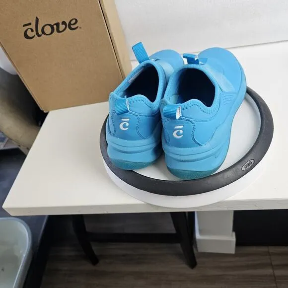 clove shoes size 7 uk 5 eu 38 cerulean light blue