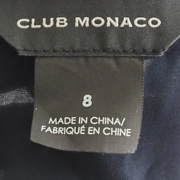 Club Monaco Ayto Dress, Navy Size 8