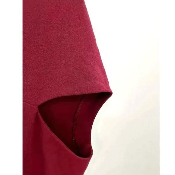 Club Monaco Vanellie Dress in Burgundy 4