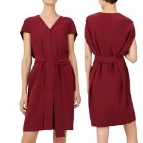 Club Monaco Vanellie Dress in Burgundy 4