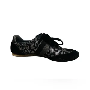 Coach Black Leopard Print Shoes