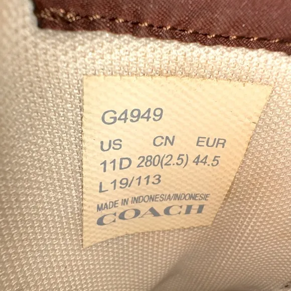 COACH Men's Clip Low Top Sneaker