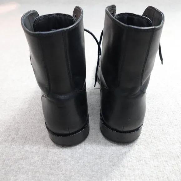 Cole Haan Boots 10.5 Black Leather Dress 8 Eye Plain Toe