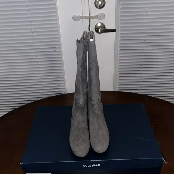 Cole Haan GGE Noelle Boot (Gray Suede)