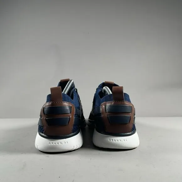 Cole Haan Grand Motion Stitchlite Men's 9.5 Knit Blue Sneaker Casual Dress Shoes