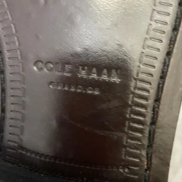 Cole Haan Grand OS Men's Black Leather Chelsea Ankle Dress Boots Size 7.5