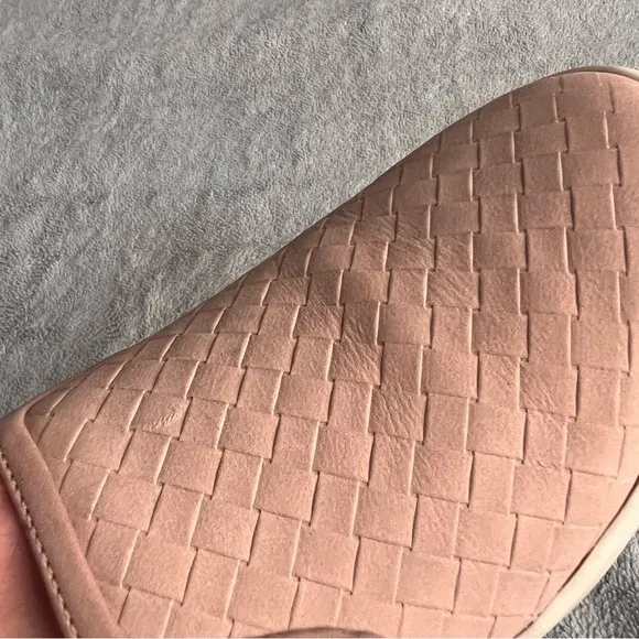 Cole Haan GrandPro Crosscourt Braided Leather Slip-On Sneakers Mahogany Rose