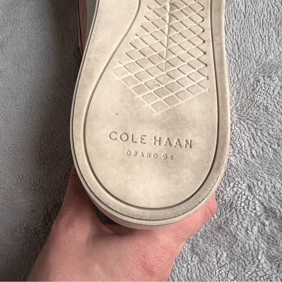 Cole Haan GrandPro Crosscourt Braided Leather Slip-On Sneakers Mahogany Rose