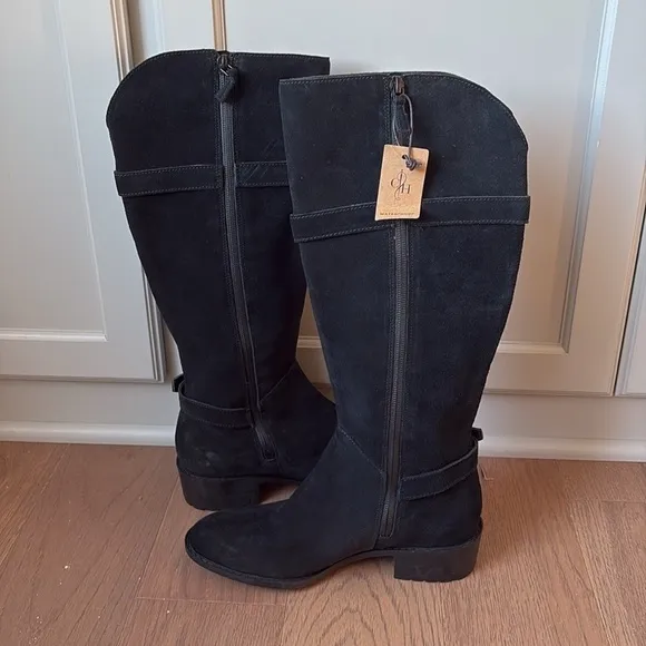 Cole Haan Indiana Waterproof Suede Riding Boots Size 7