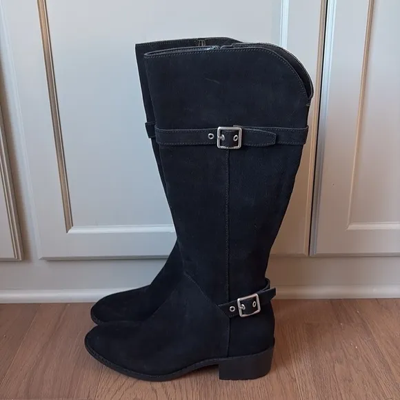 Cole Haan Indiana Waterproof Suede Riding Boots Size 7