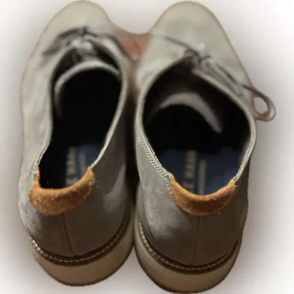 Cole Haan light gray suede dress shoes