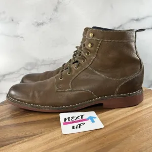 Cole Haan Men’s Blythe Combat Lace Chukka Dress Boots Brown Men’s size 13