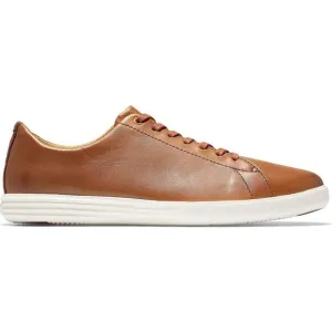 Cole Haan Mens Grand Crosscourt II Tan Leather Casual Shoes Sneakers New