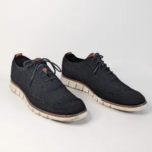 Cole Haan Men's ZEROGRAND Stitchlite Knit Oxford Charcoal Black - sz 10½