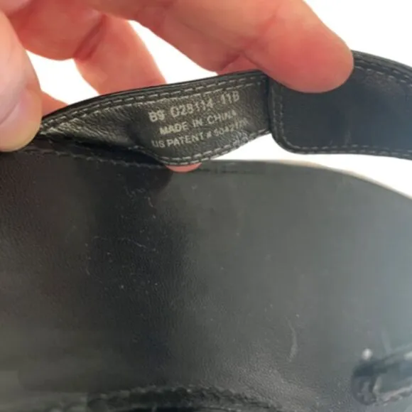 Cole Haan Nike air patent thong wedge sandals