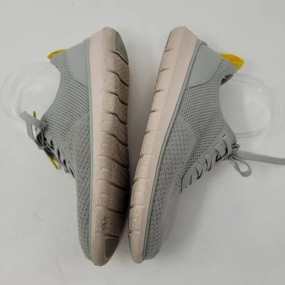 Cole Haan womens 8 Generation Zero Grand Sneakers Gray Lace Up Casual Shoes