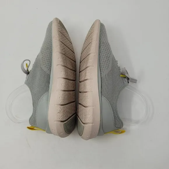 Cole Haan womens 8 Generation Zero Grand Sneakers Gray Lace Up Casual Shoes