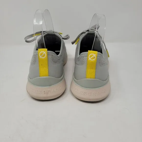 Cole Haan womens 8 Generation Zero Grand Sneakers Gray Lace Up Casual Shoes