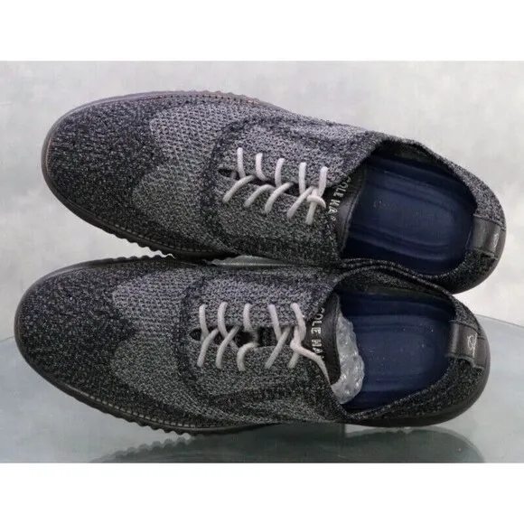 Cole Haan Zero Grand Knit Lite Men's Wingtip OxfordsCasual Shoes Size 8.5 C27563