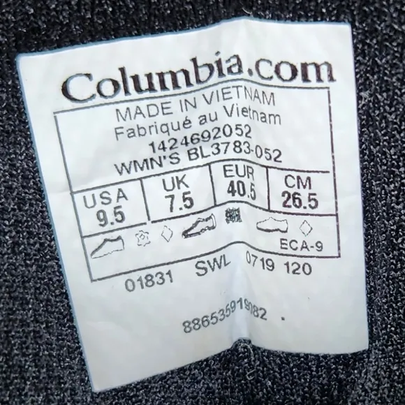 Columbia &quot;Newton Ridge Plus Waterproof&quot; Hiking Boot Grey | Women's Size 9.5 Wide