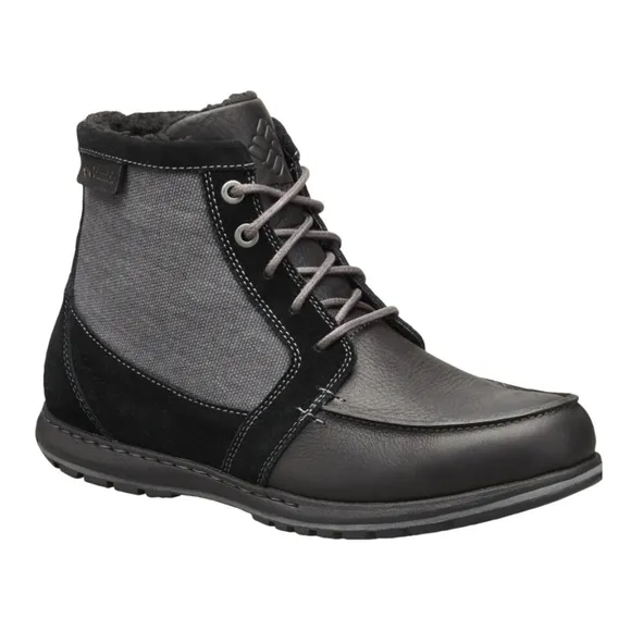 Columbia Men's Davenport PDX Waterproof Black Fog Lace Up Chukka Boots Size 8