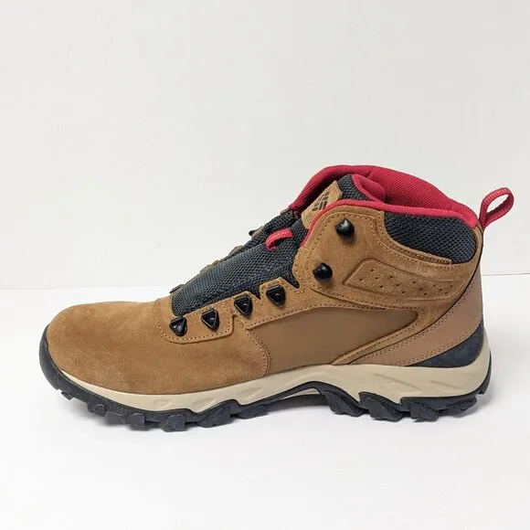 Columbia Newton Ridge Plus II Waterproof Hiking Boots, Tan, Men's 11.5