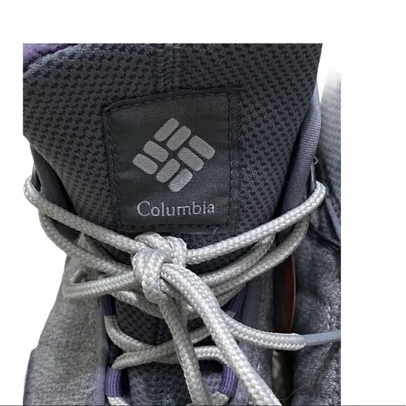 Columbia Nikiski Boots 503 Winter Snow Insulated Waterproof Purple Gray  10.5