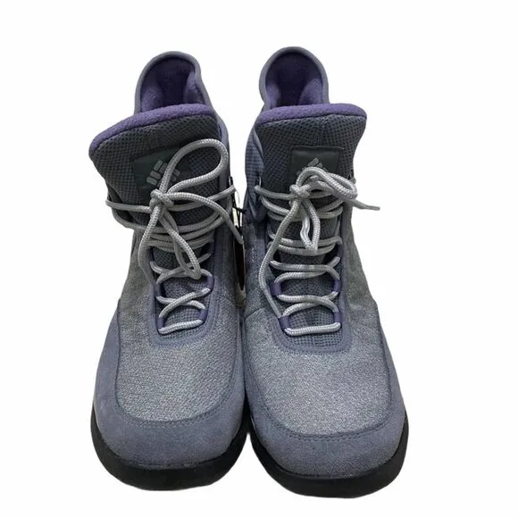 Columbia Nikiski Boots 503 Winter Snow Insulated Waterproof Purple Gray  10.5