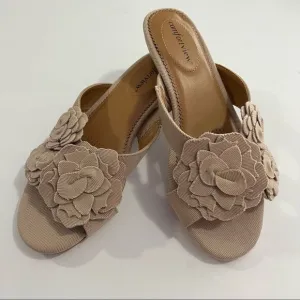Comfortview Medium width nude the Carmen mule shoes