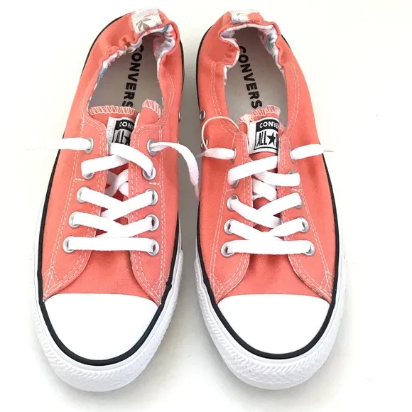 CONVERSE Chuck Taylor All Star Sneakers Shoreline Coral Floral Women’s Size 11