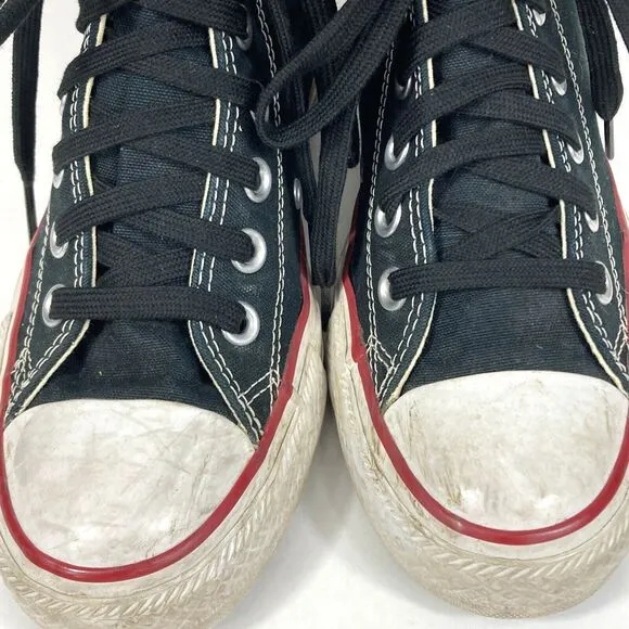 Converse Chuck Taylor All-Star -Women's Sz 7 -Lux Wedge -Black High Tops 547198F