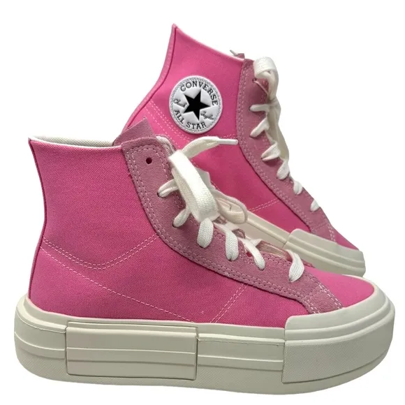 Converse Chuck Taylor Cruise High Top Pink Shoes Canvas Black Women Size A07569C