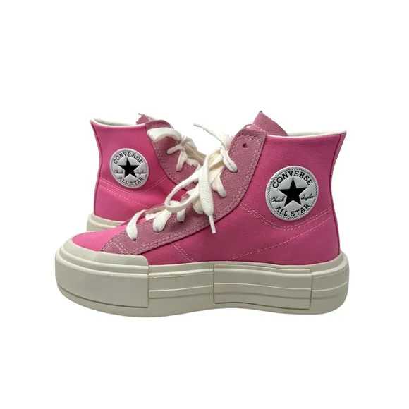 Converse Chuck Taylor Cruise High Top Pink Shoes Canvas Black Women Size A07569C