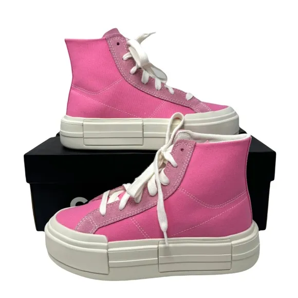 Converse Chuck Taylor Cruise High Top Pink Shoes Canvas Black Women Size A07569C