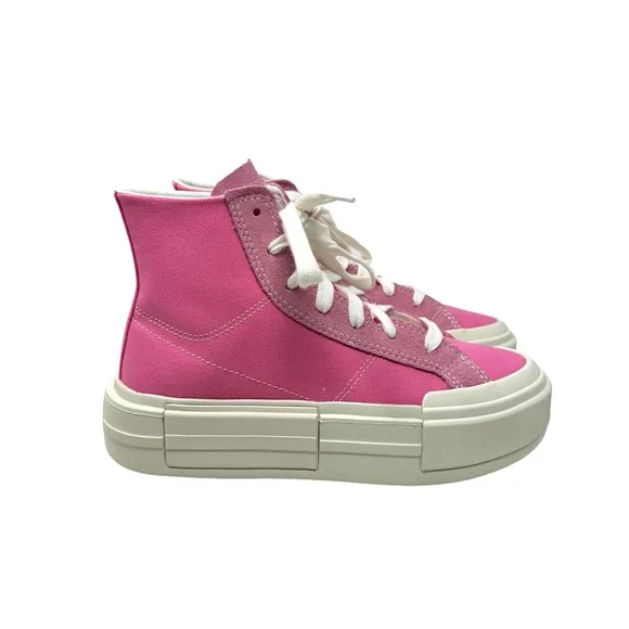Converse Chuck Taylor Cruise High Top Pink Shoes Canvas Black Women Size A07569C