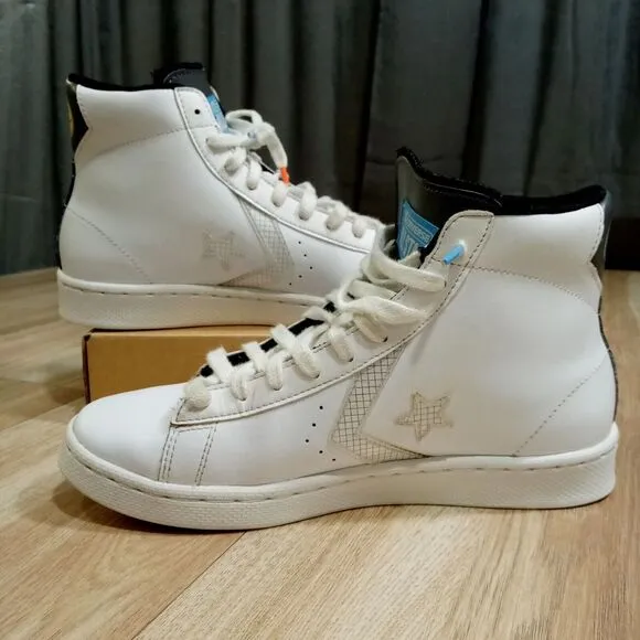 Converse GSB Pro Leather Hi‎ Kids Sneaker Sz 6 White Lace Up 272446C