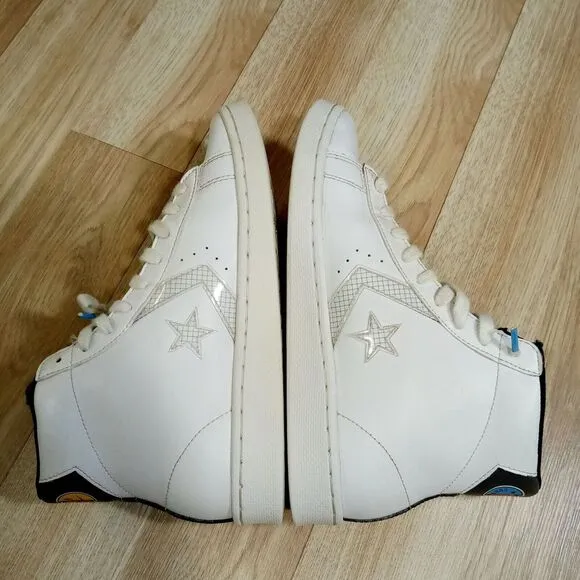 Converse GSB Pro Leather Hi‎ Kids Sneaker Sz 6 White Lace Up 272446C