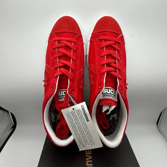 Converse Star Player Ox Mens 10/Womens 12 Shoes 142169C Red NIB