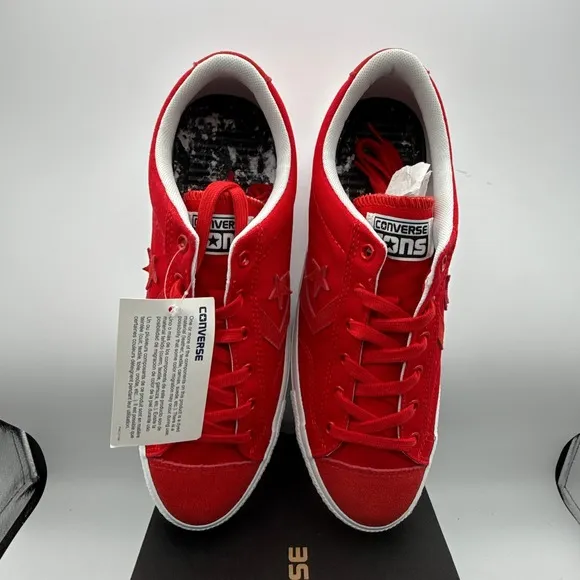 Converse Star Player Ox Mens 10/Womens 12 Shoes 142169C Red NIB