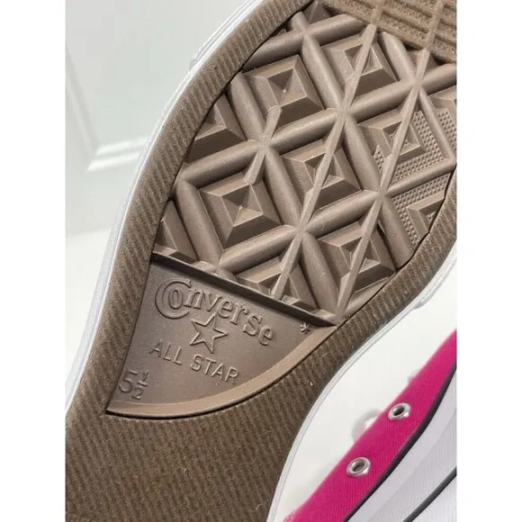 Converse Women's Chuck Taylor All Star Lift Platform Shoes Classic Pink Size 7.5