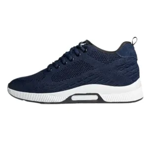 Conzuri V2 Cloud Runners Mens Size 12.5 Running Shoes Navy Blue Height Boosting