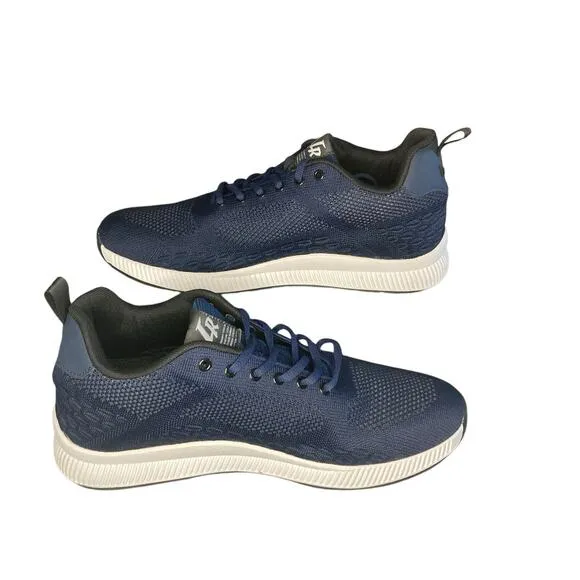 Conzuri V2 Cloud Runners Mens Size 12.5 Running Shoes Navy Blue Height Boosting