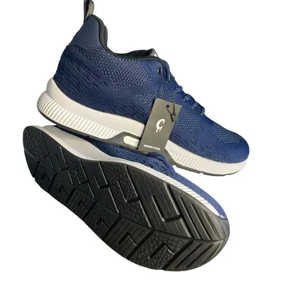 Conzuri V2 Cloud Runners Mens Size 12.5 Running Shoes Navy Blue Height Boosting