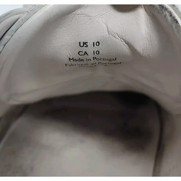 Cos Shoes Mens 10 White Leather Casual Minimalist Basic